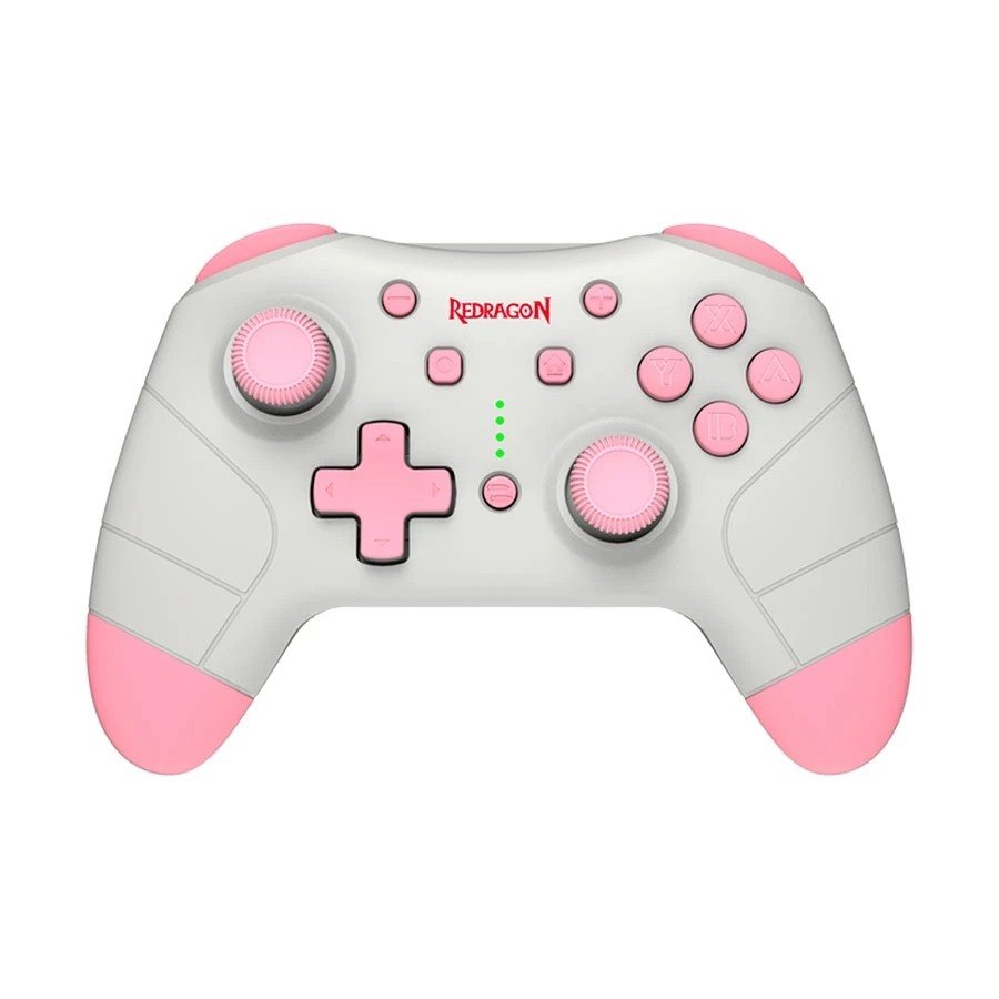 Redragon Pluto G815 Pink Dual Mode Vibration Game Pad