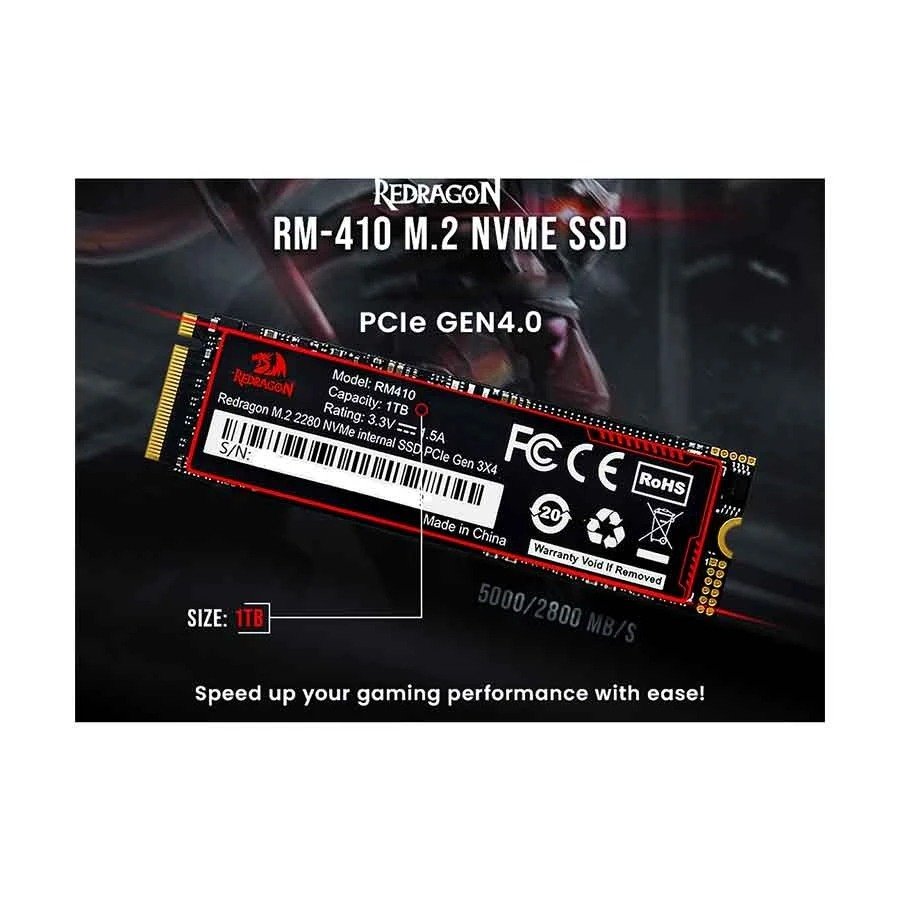 Redragon RM-410 1TB M.2 2280 Internal SSD
