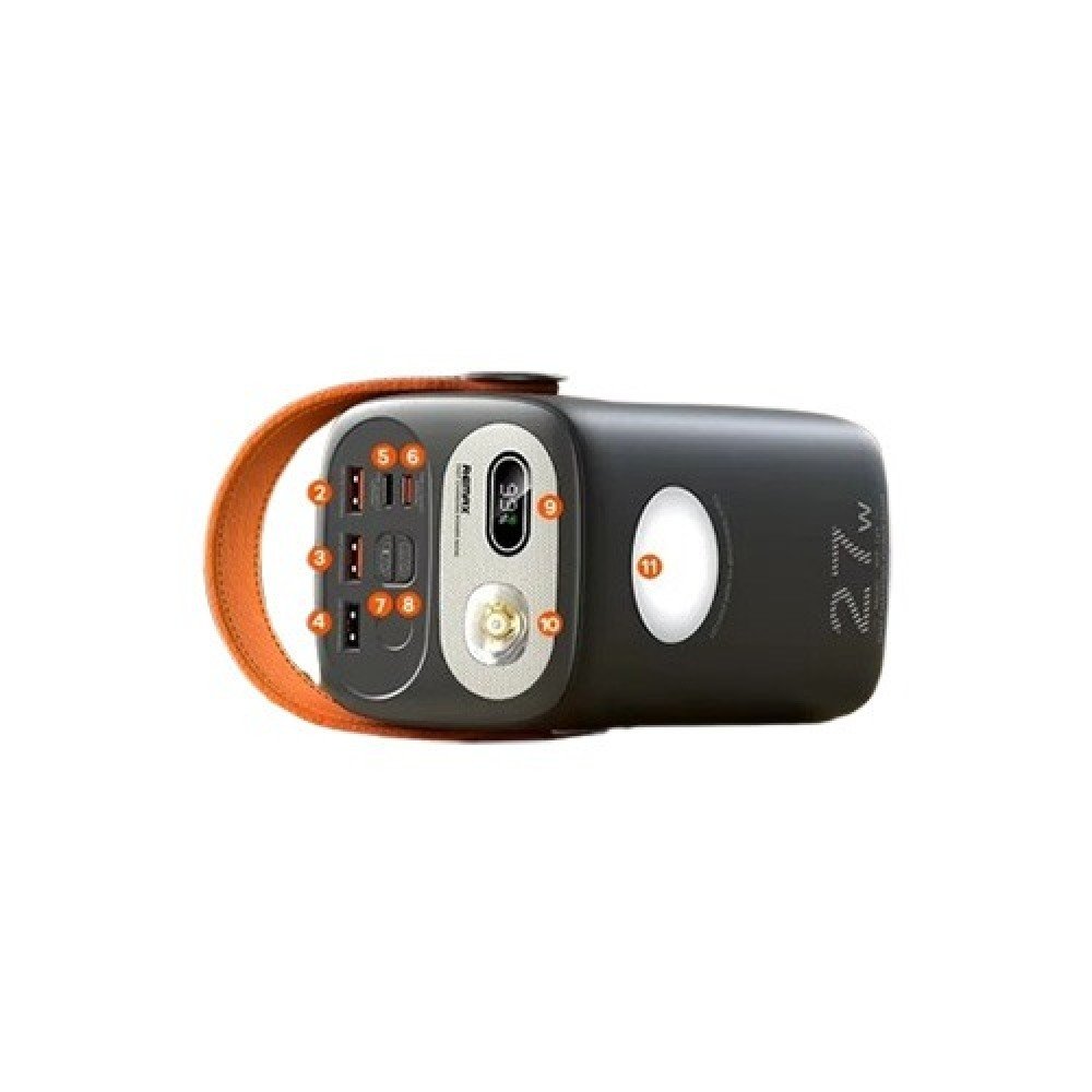 Remax RPP-123 Gutitan Series 60000mAh PD 27W+QC 22.5W Fast Charging Power Bank (Grey)