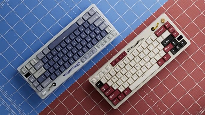 ROYAL KLUDGE RK M65 Hot Swappable Tri Mode Mechanical Gaming Keyboard