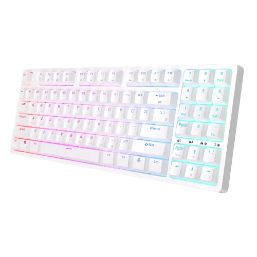 Royal Kludge RK92 Tri Mode RGB 92 Keys Hotswappable Mechanical Brown Switch Gaming Keyboard