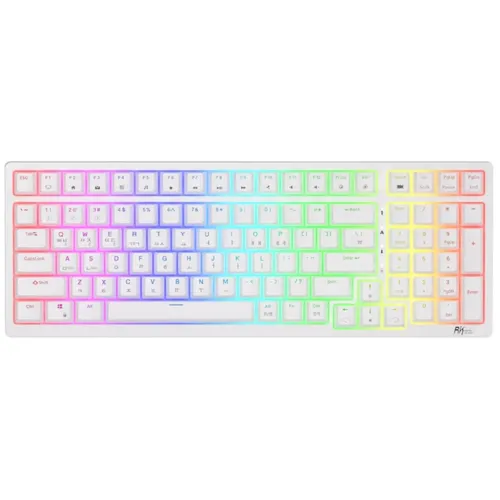 Royal Kludge RK98 RGB Hot-Swappable Tri-Mode Red Switch Wireless Mechanical Keyboard