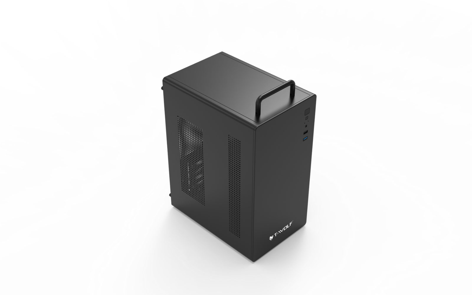 T-Wolf Ironcore Office Mid Tower Micro-ATX Casing With 200W PSU