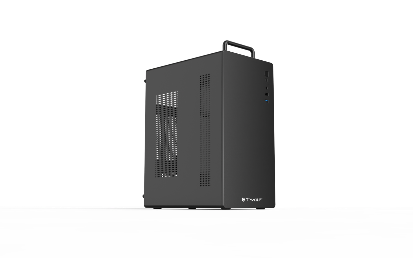 T-Wolf Ironcore Office Mid Tower Micro-ATX Casing With 200W PSU