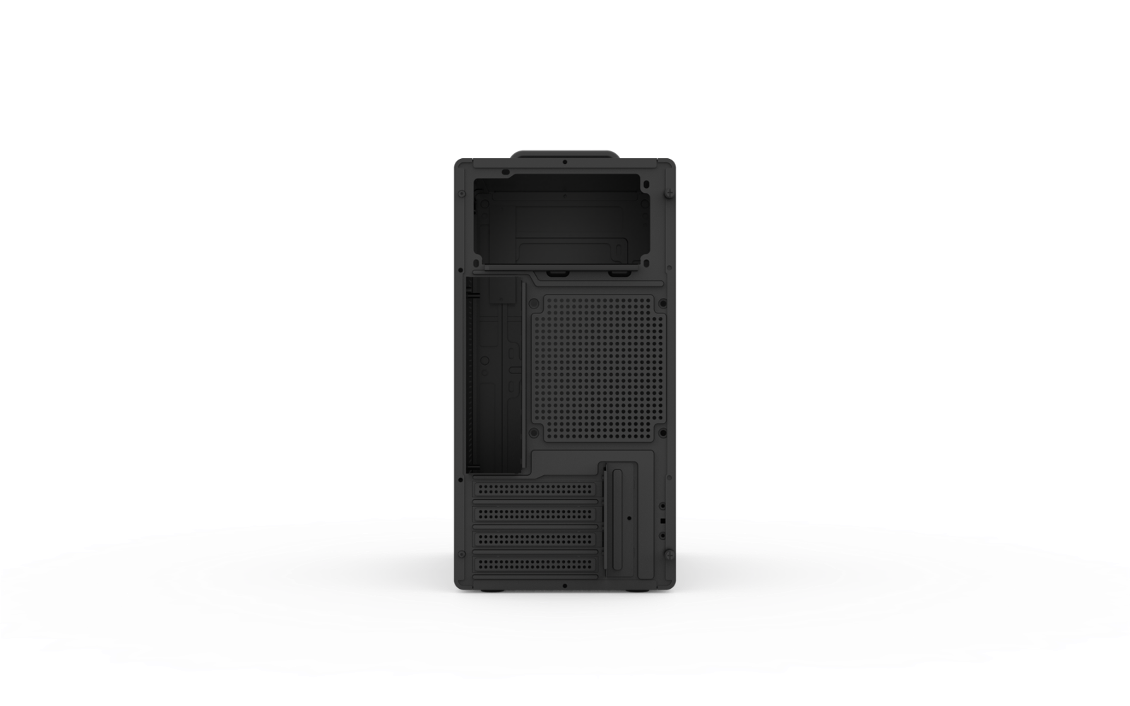 T-Wolf Ironcore Office Mid Tower Micro-ATX Casing With 200W PSU