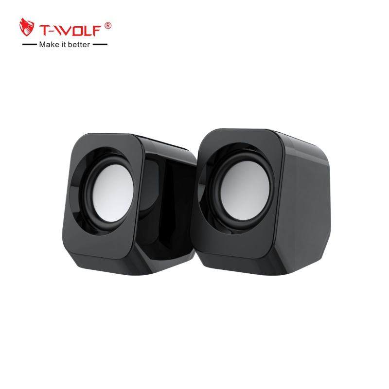 T-WOLF S10 Wired Mini Speaker for Desktop Laptop Pc
