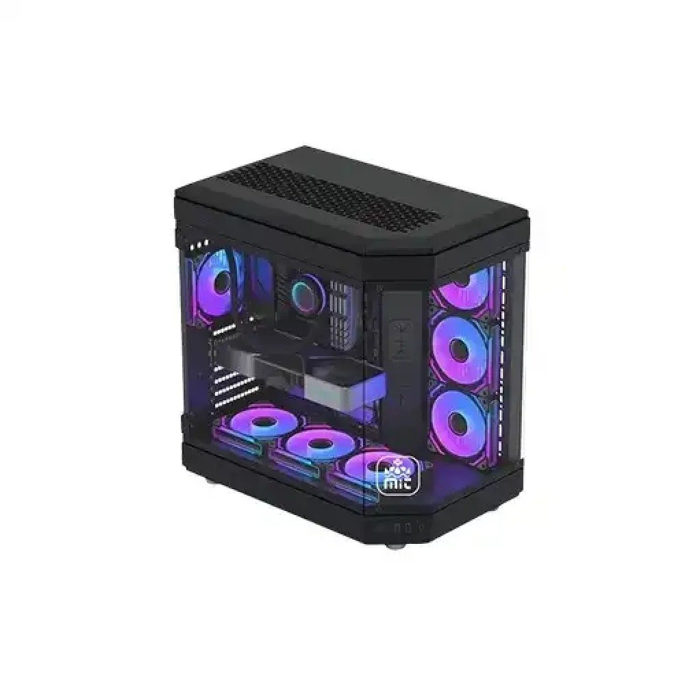 T-Wolf Infinity X10 ARGB ATX Gaming Case Black