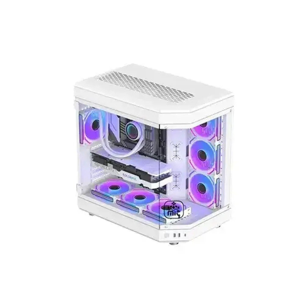 T-WOLF Infinity X10 ARGB ATX Gaming Case White
