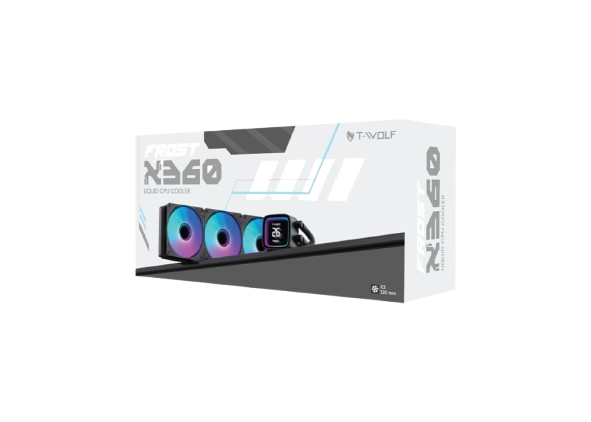 T-Wolf Frost X360 Liquid CPU Cooler with display