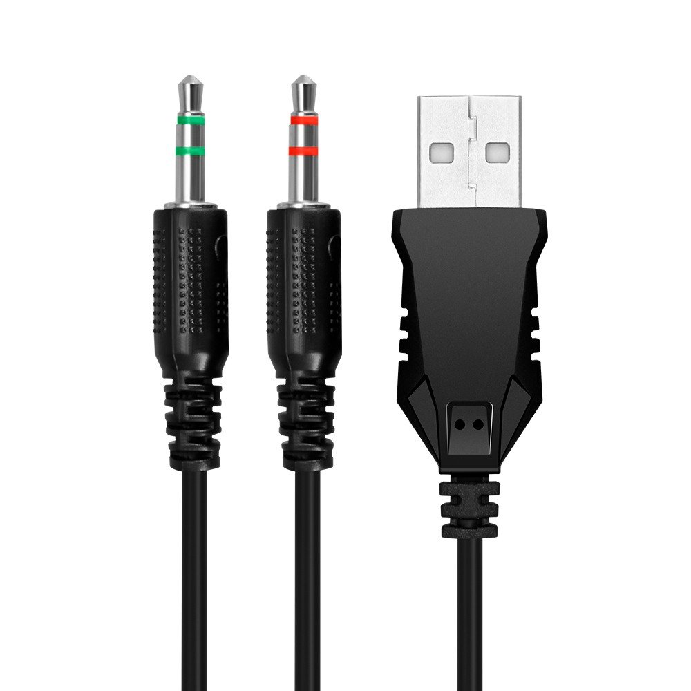 T-WOLF H130 Dual 3.5mm and USB Gaming Headset