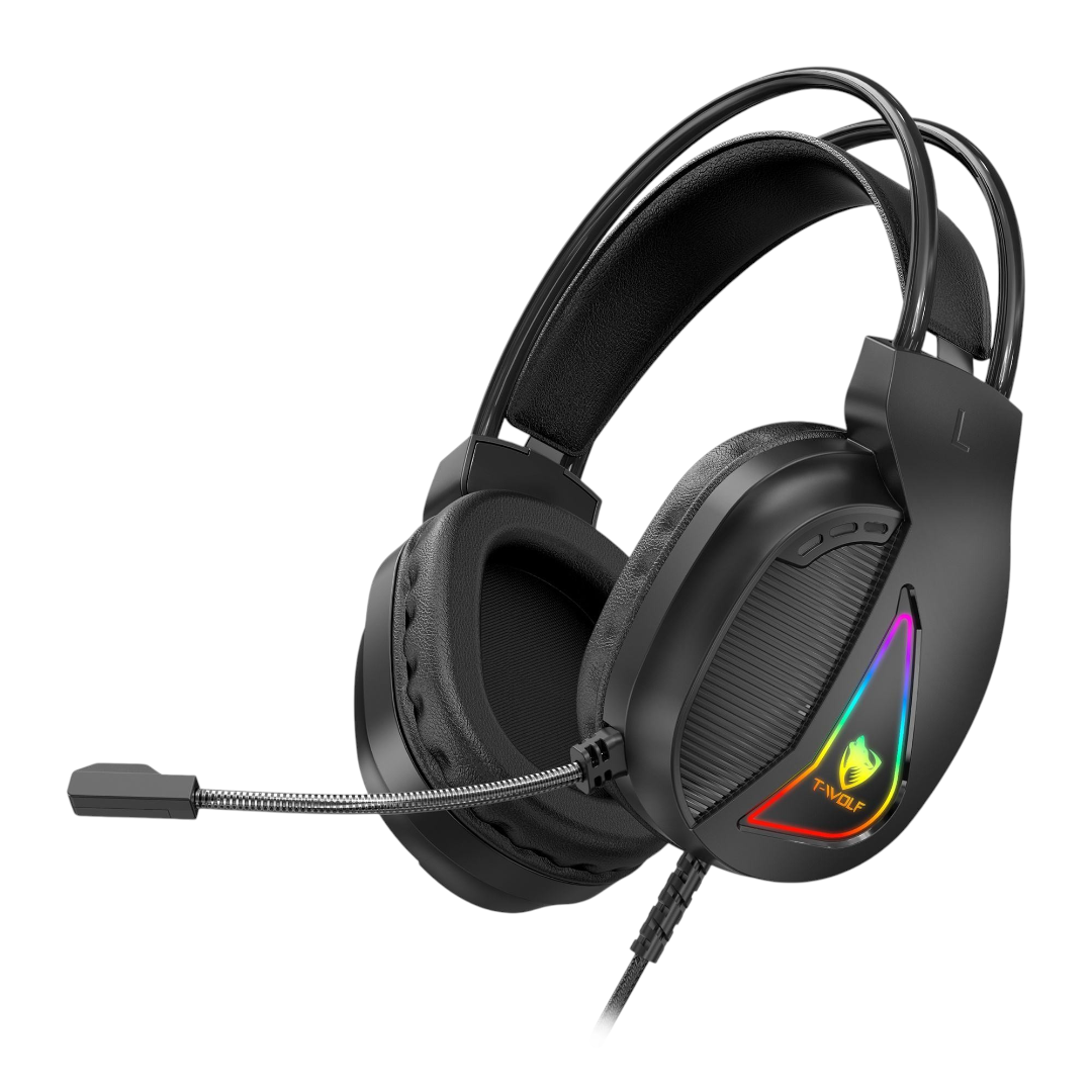 T-WOLF H160 Gaming Headphones With ANC Supported