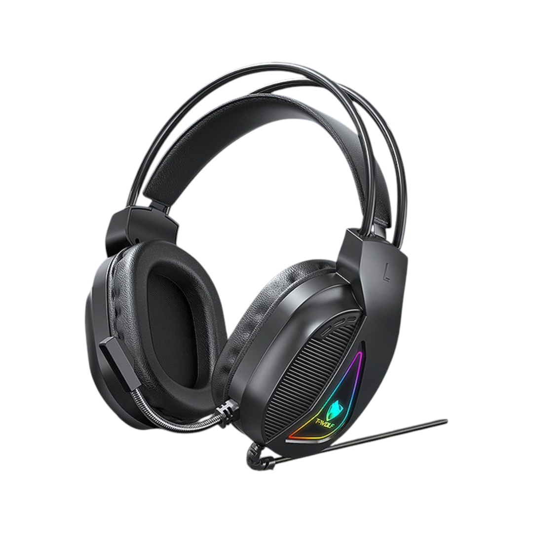 T-WOLF H160 Gaming Headphones With ANC Supported
