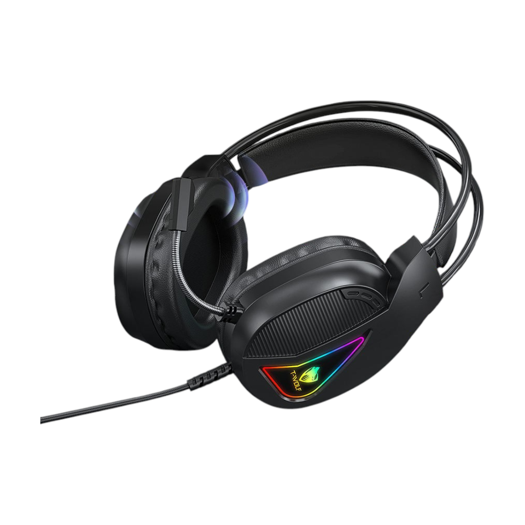 T-WOLF H160 Gaming Headphones With ANC Supported