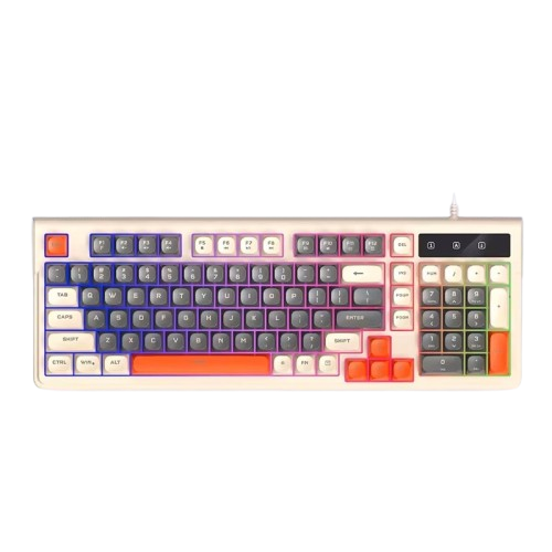 T-WOLF T13 Mixed Color Keycaps Gaming Keyboard