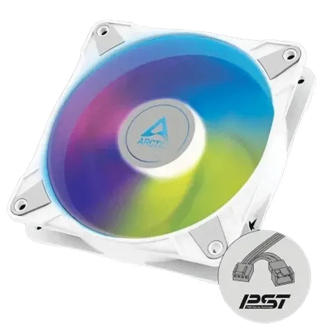 Arctic P14 PWM PST ARGB 140mm Casing Fan- White