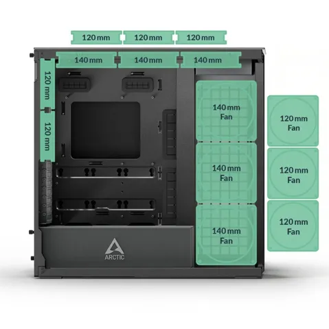 Arctic Xtender (Mirror Black) Casing