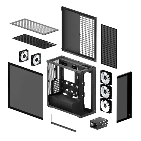 Arctic Xtender E-ATX Casing Black