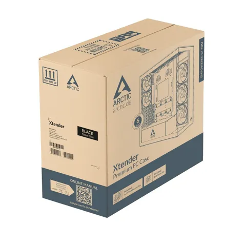 Arctic Xtender E-ATX Casing Black