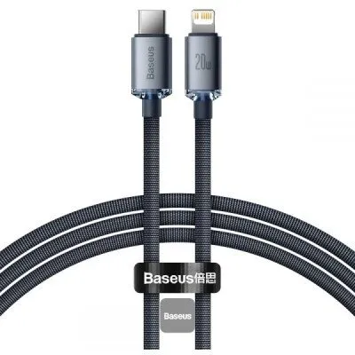 Baseus CAJY000203 Crystal Shine Type C to IP Fast Charging Data Cable (20W)