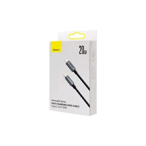 Baseus Minimalist Series 20W Type-C to iP Fast Charging Black Data Cable