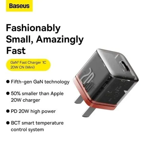 Baseus GaN5 20W Fast Charger Adapter