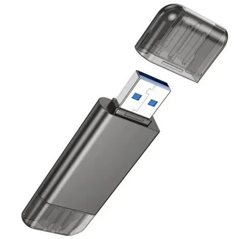 Hoco HB39 2-in-1 USB & Type-C 3.0 Card Reader