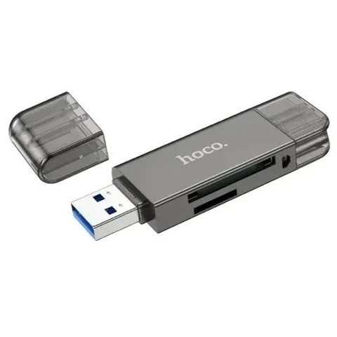 Hoco HB39 2-in-1 USB & Type-C 3.0 Card Reader