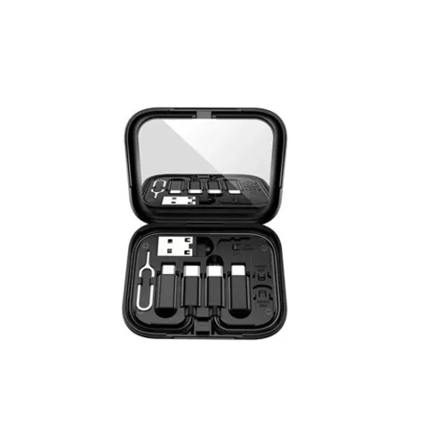 Hoco U114 Treasure Box Storage Multi Functional Charging Data Cable Set