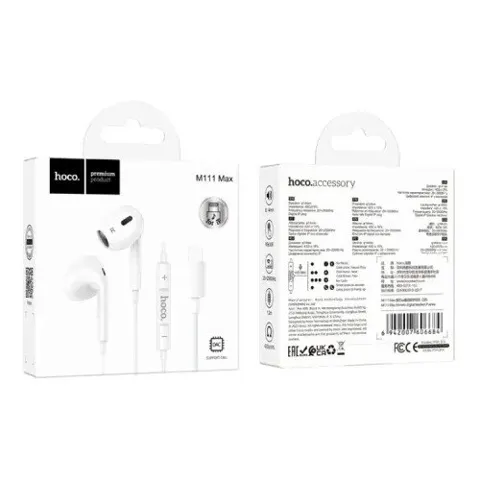 Hoco M111 Max Lightning Wired Earphone