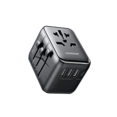 JOYROOM JR-TCW01 17W Universal Travel Adapter (Black)