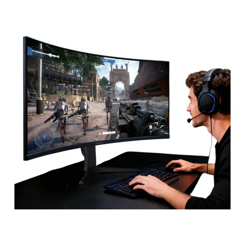 KOORUI 34E6UC WQHD 34-inch VA 180Hz Curved Gaming Monitor