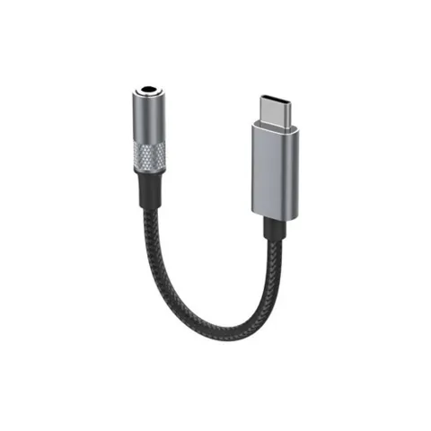 LDNIO LSY80C Type-C to 3.5mm Audio Adapter Cable (Black)