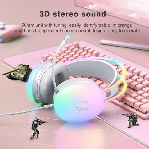 Onikuma X25 RGB Wired Gaming Headset