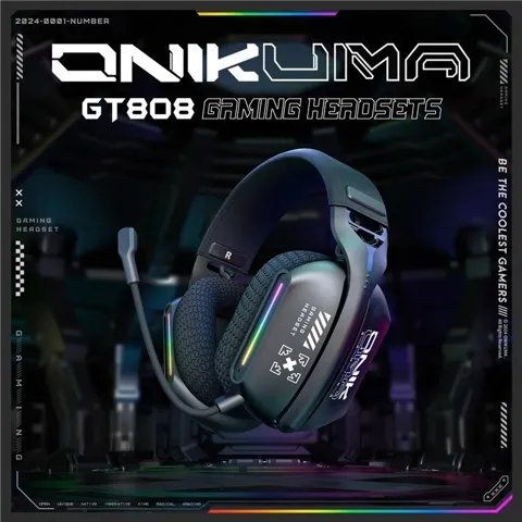 ONIKUMA GT808 Tri-Mode Ultra-Low Latency Wireless Gaming Headset