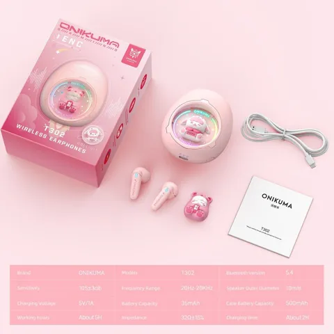 Onikuma T302 Wireless Earbuds