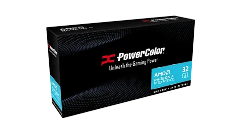 PowerColor Radeon AI PRO R9700 32GB GDDR6 Graphics Card