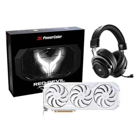 PowerColor Red Devil Spectral White AMD Radeon™ RX 9070 XT 16GB GDDR6