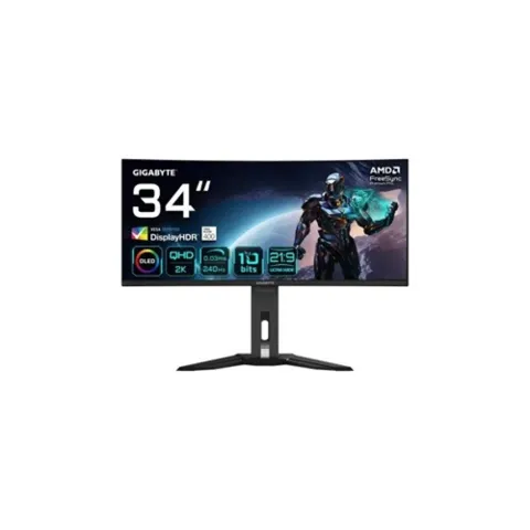 Gigabyte MO34WQC2 34" WQHD 240Hz OLED Curved Gaming Monitor