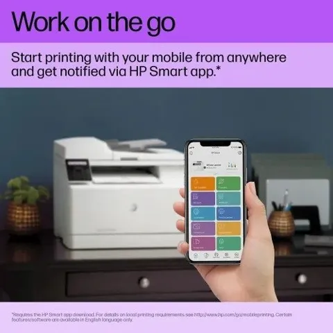 HP Color LaserJet Pro MFP M183fw Multifunction Color Laser Printer
