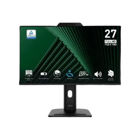 MSI PRO MP272PMG 27" 120Hz FHD Business Monitor With Built in Webcam