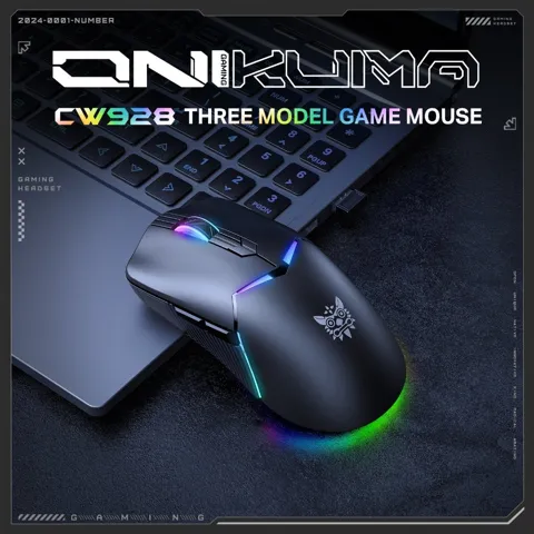 ONIKUMA CW928 Tri-Mode 2.4Ghz Gaming Mouse
