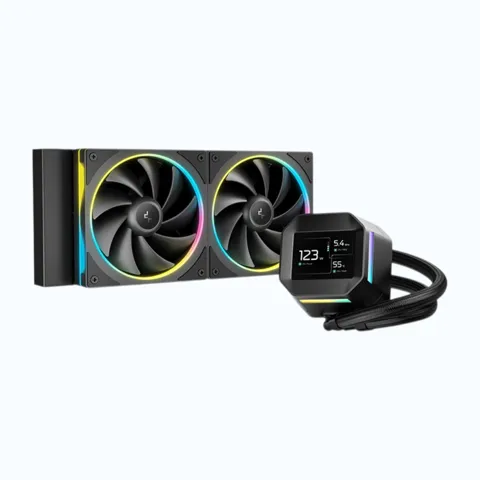 DeepCool LM240 240mm ARGB Liquid CPU Cooler With Display