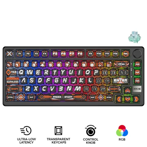 Royal Kludge RK-M75-HE RGB Hot-Swappable Mechanical Keyboard