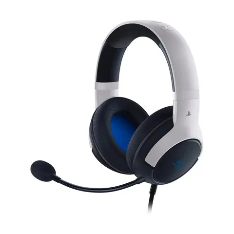 Razer Kaira X - Licensed PlayStation 5 Wired Black & White Gaming Headphone