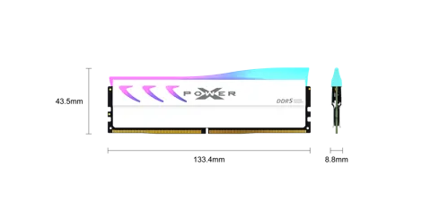 Silicon Power XPOWER Storm DDR5 RGB Gaming UDIMM 16GBx1 6000MT/s