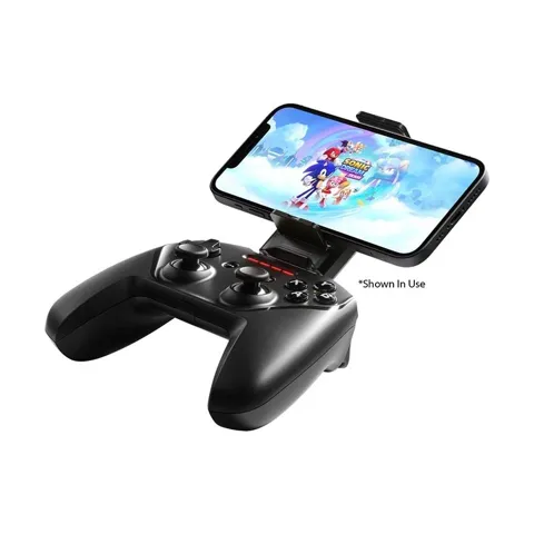 Steelseries Nimbus+ Wireless Black Gaming Controller for Apple Device with Mobile Phone Holder #69089