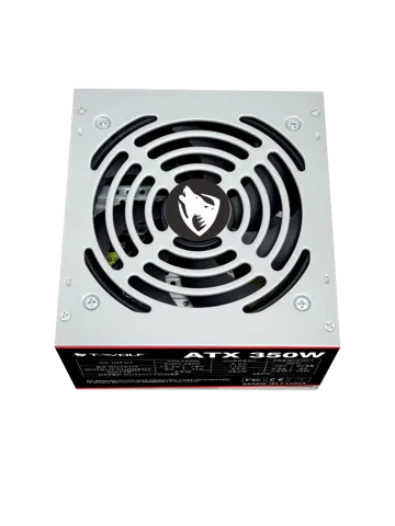 T-wolf ATX 350W Power Supply with power cable
