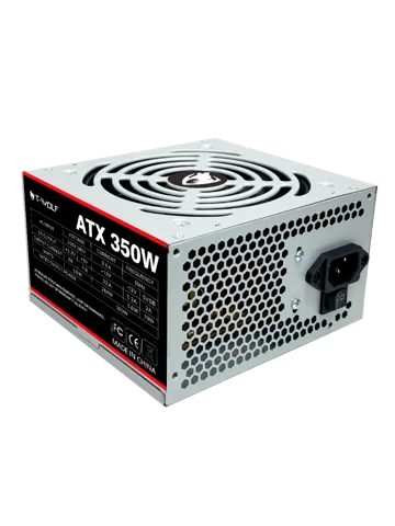 T-wolf ATX 350W Power Supply with power cable