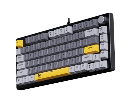 T-Wolf ZK82 RGB Wired 75% Mechanical Keyboard