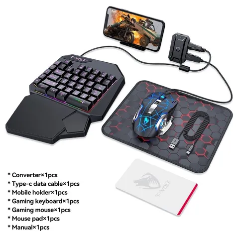 T-Wolf TF950 RGB Gaming Combo (5 in 1)